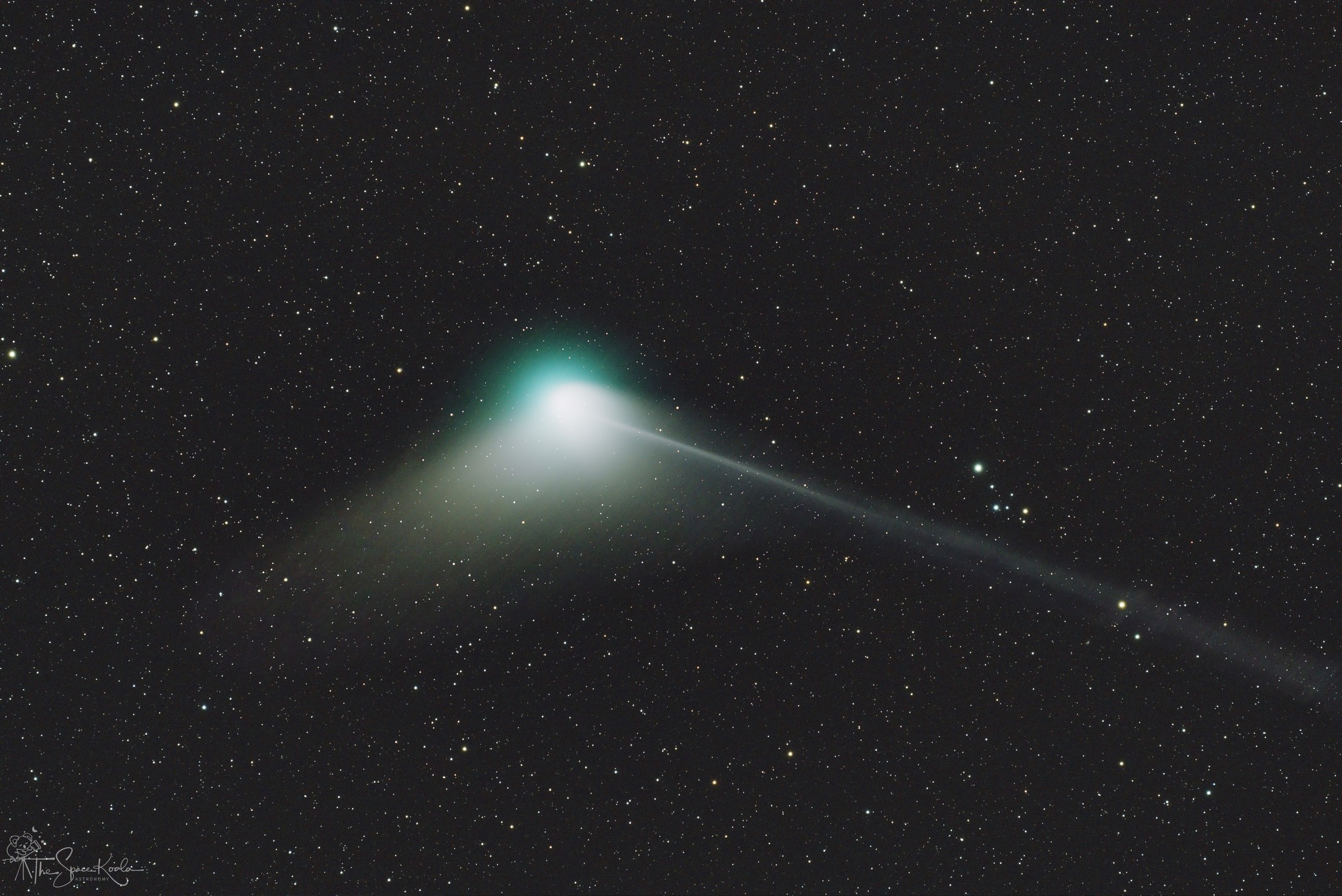 La cometa C/2022 E3 ZTF, definita in modo fantasioso (ed astronomicamente scorretto) come "cometa dei Neanderthal" ripresa dall'Alpe di Gorda