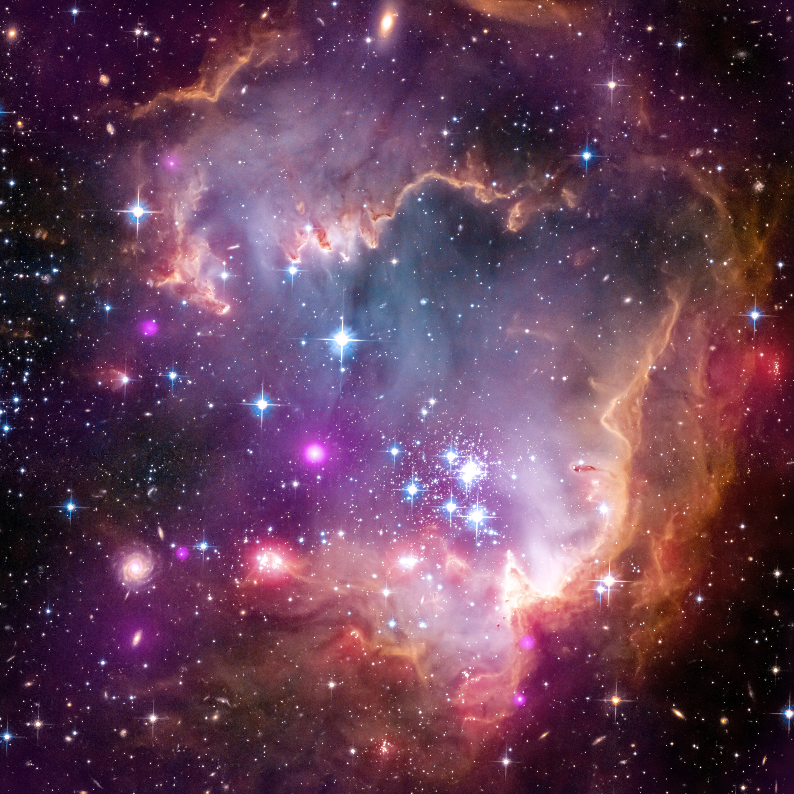 Immagine dell'ammasso stellare aperto NGC 602