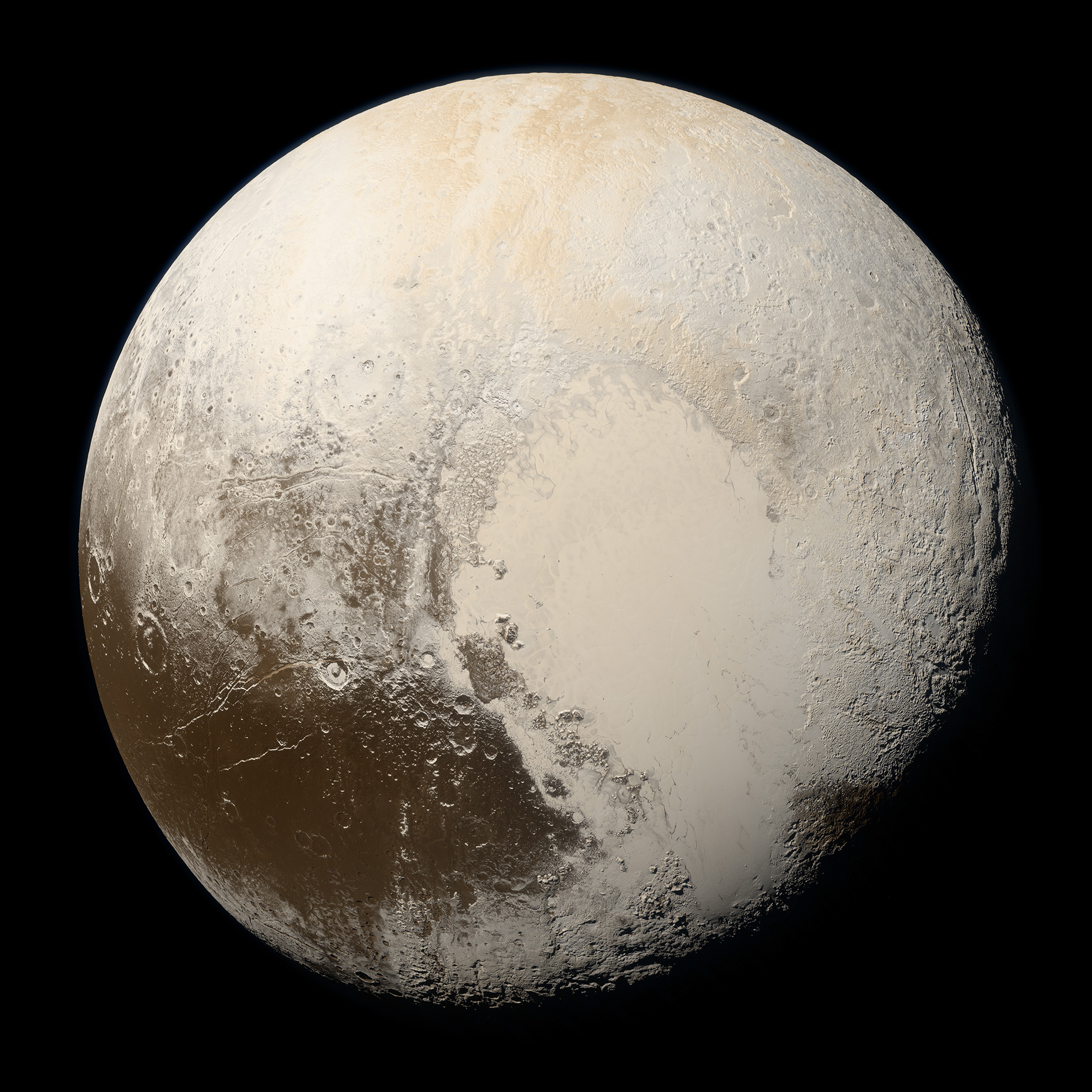 Natural color of Pluto